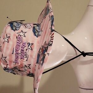 PSYCHO TUNA  mermaid  American flag  Hat